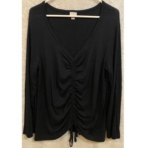 A New Day Long Black Sleeve Shirt L